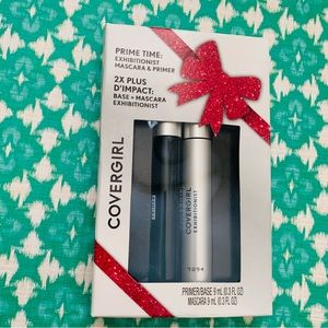 New COVERGIRL Prime Time Gift Set Exhibitionist Mascara & Primer